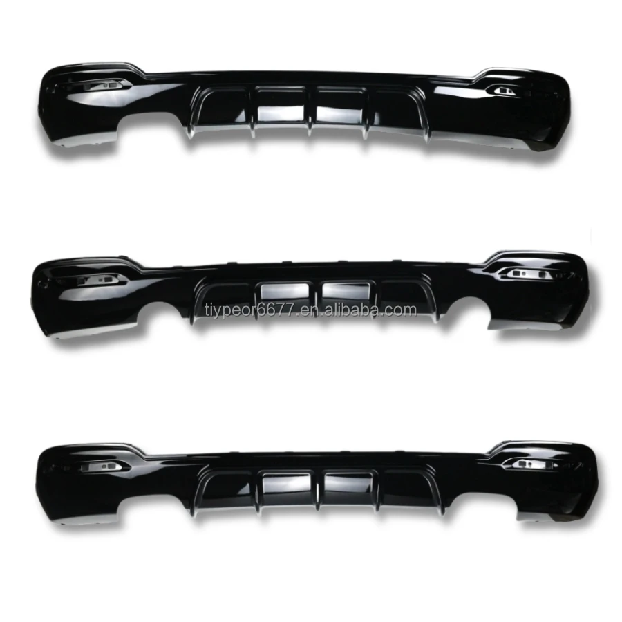 product rear bumper diffuser lip rear lip compatible for bmw 3 series f34 2013   2022 320i 330i 318i car styling m sport-3
