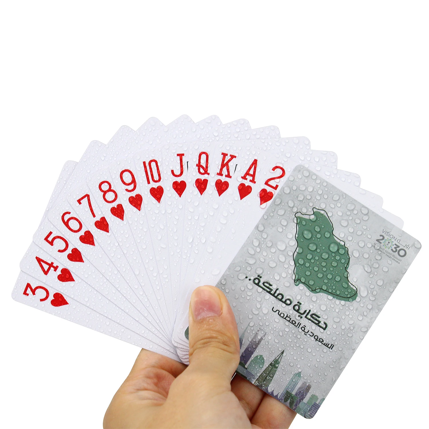 Custom Logo Paper Playing Cards 280Gsm 300Gsm Blue Core Paper Playing Card for Advertising