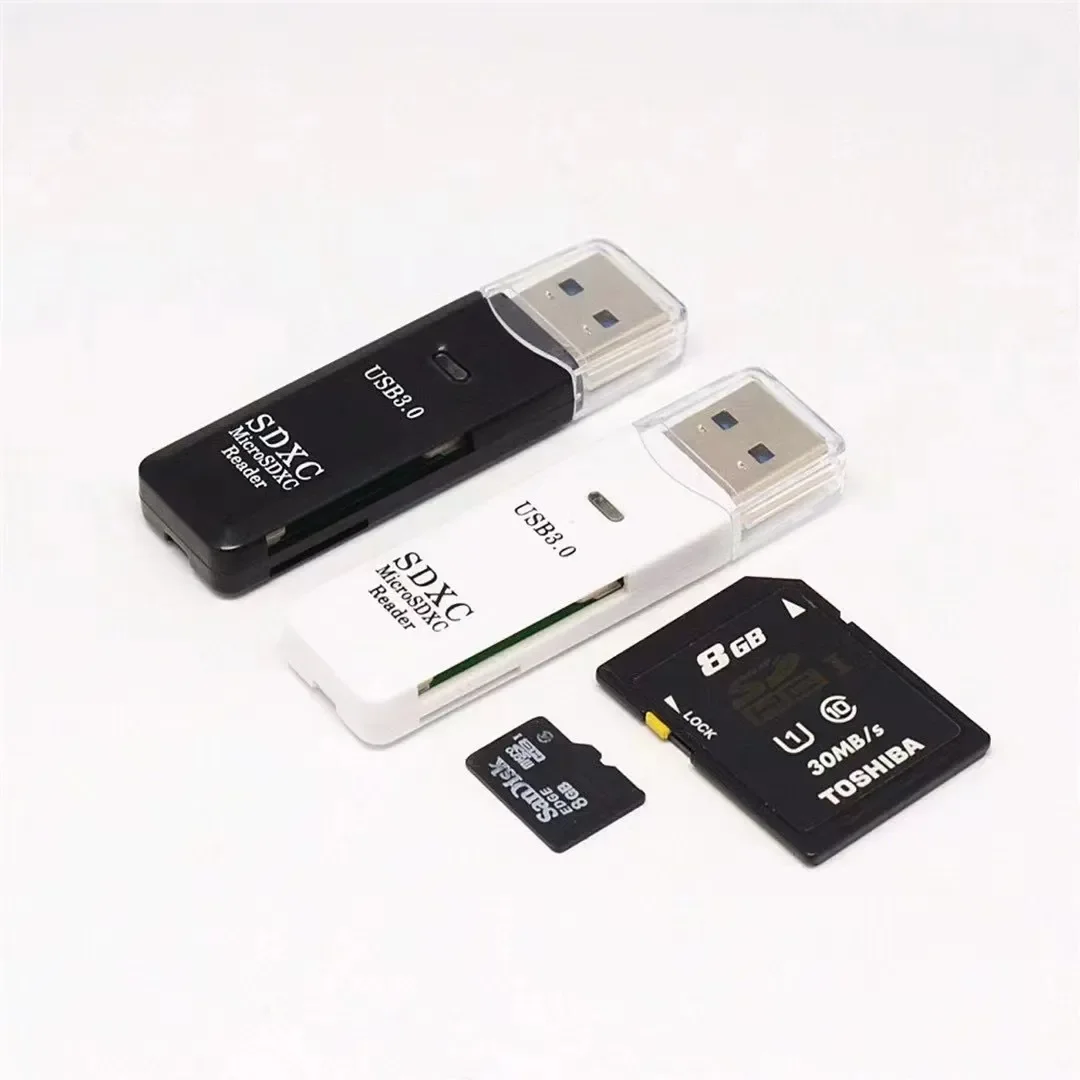 Chinese factory supplier supply  Usb3.0 Card Reader Portable Usb2.0 Card Reader 2 In 1 Usb3.0 Tf Sd Card Reader - Buy Usb3.0 Tf Sd Carder tf Sd 2 In 1 Card Reader multiport Usb3.0 Card Reader