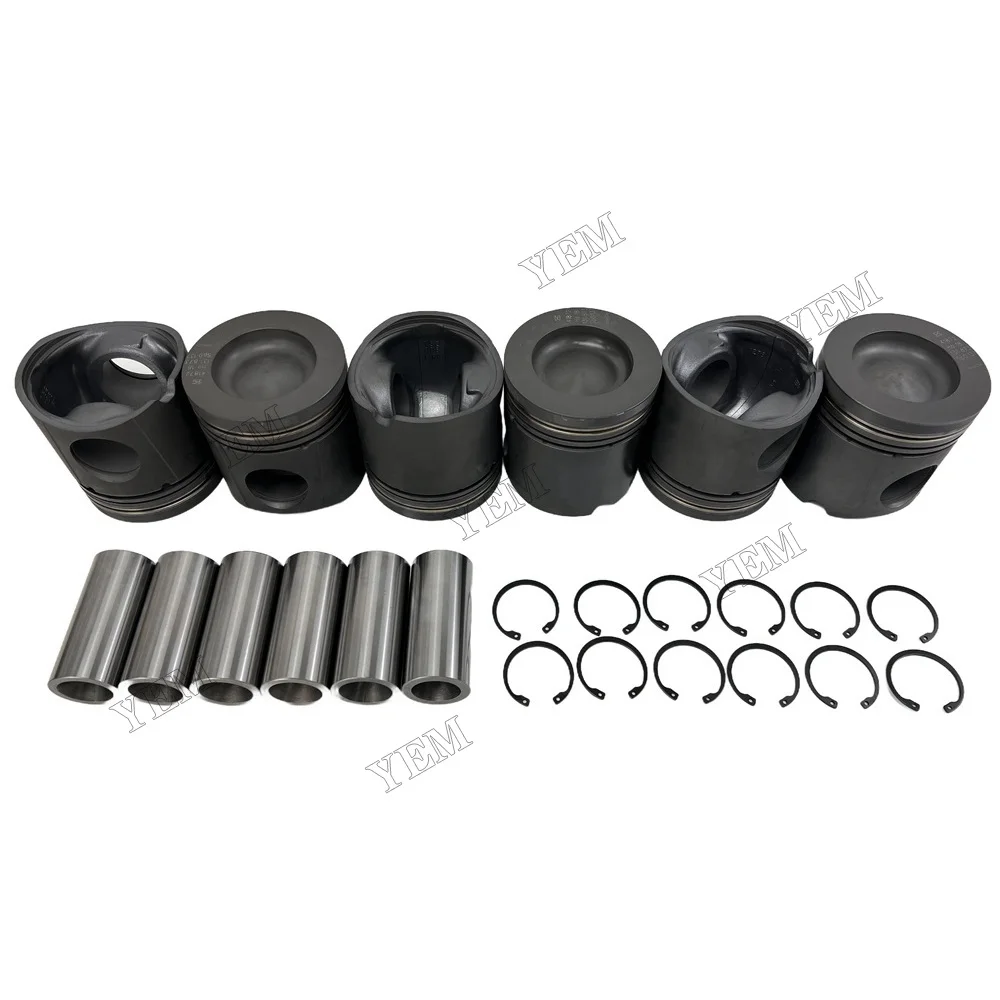 Piston With Pin Circlip 04264354 Fit for Deutz BF6M1015 Engine Parts