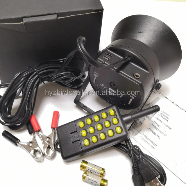 Factory offer multisound bird caller with 50w loud speaker  200m remote control