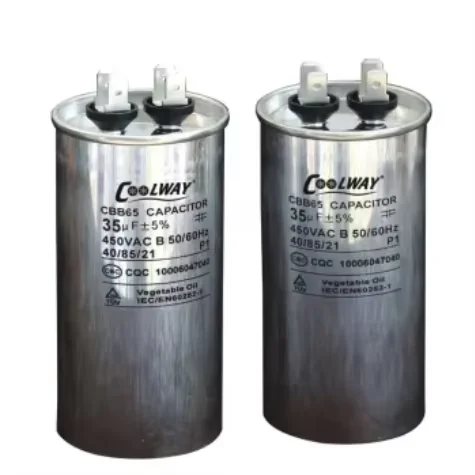 2024 High Quality Air Conditioning Compressor Air Conditioning Capacitors for Increased Power CBB65 440VAC 35uf