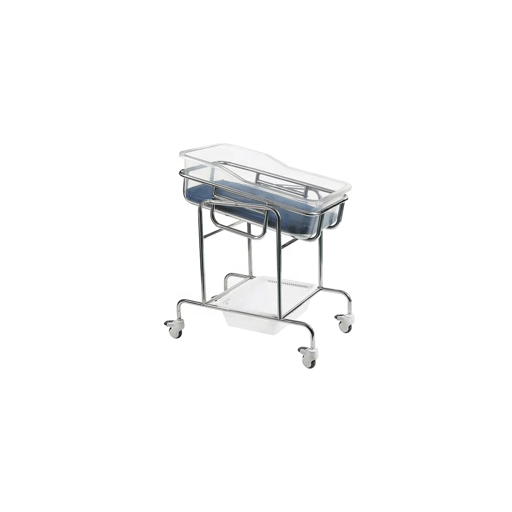 Premium Infant Medical Hospital Bed with Stainless Steel Frame Infusion Ready Foldable Modern Design for NICUs 6