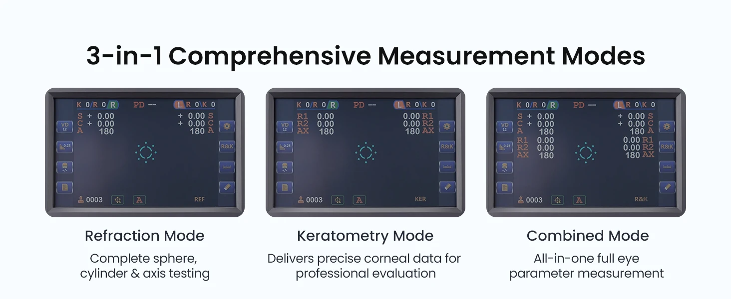 Ophthalmic Diagnostic Device KR-9600 Auto Ref Keratometer Autorefractometer Portable Optometry Examination Machine