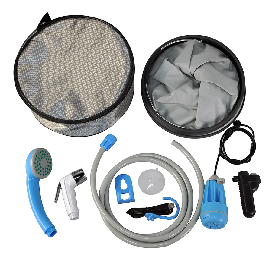 Bathroom Products Water Ablutions Portable Shattaf Muslim Bidet Sprayer With Folding Bucket for Toilet, Traveling, Camping