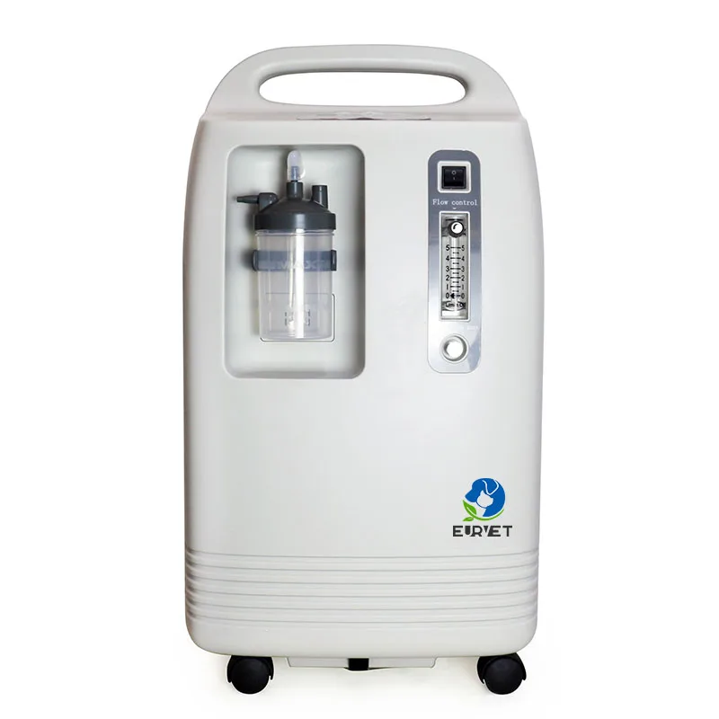 EUR VET Best Price Veterinary Equipment 5 Litros Concentrador Practical Oxygen Concentrator for Veterinary Hospital