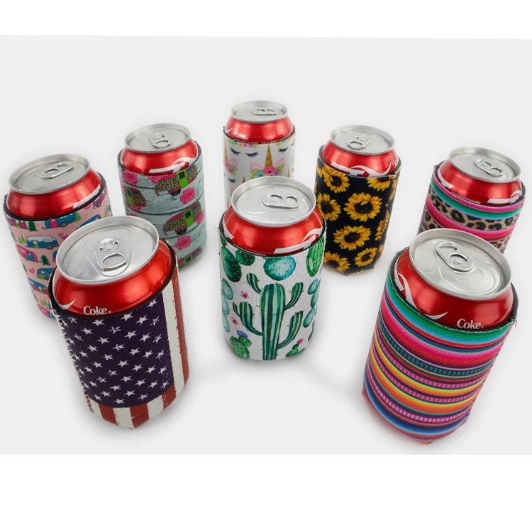 ZipSip® Tall Dye-Sublimated Neoprene Can Cooler