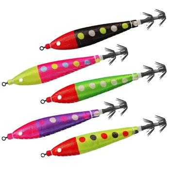 CHEERY Fishing Tackle 2026 New Stainless Steel Squid Cloth Roll No 4 Fully Luminous Double-Layer Umbrella Hook Rocket Squid – Hooks – view 2