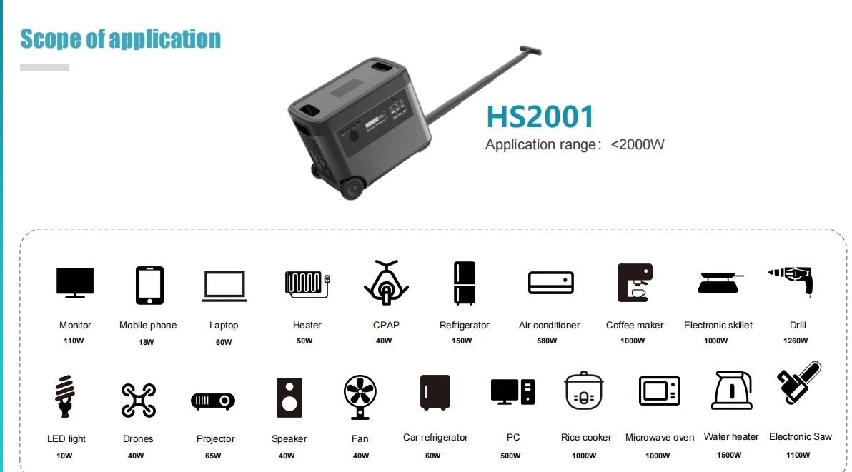 Whole Home Residential Solar Generator 2000w 220v Pure Sine Wave Solar