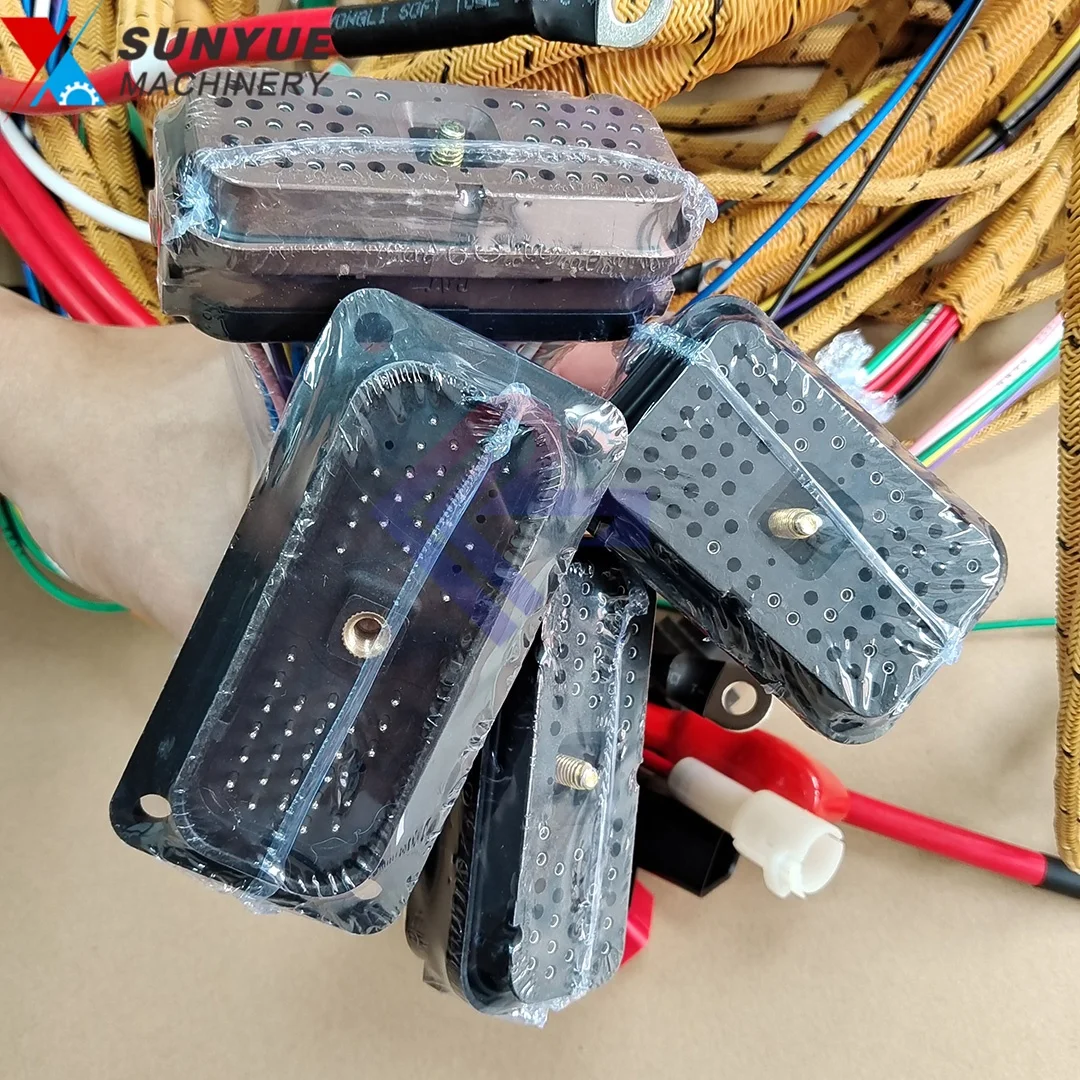 C7 Chassis Wiring Harness Assembly for Excavator Parts, P/N 283