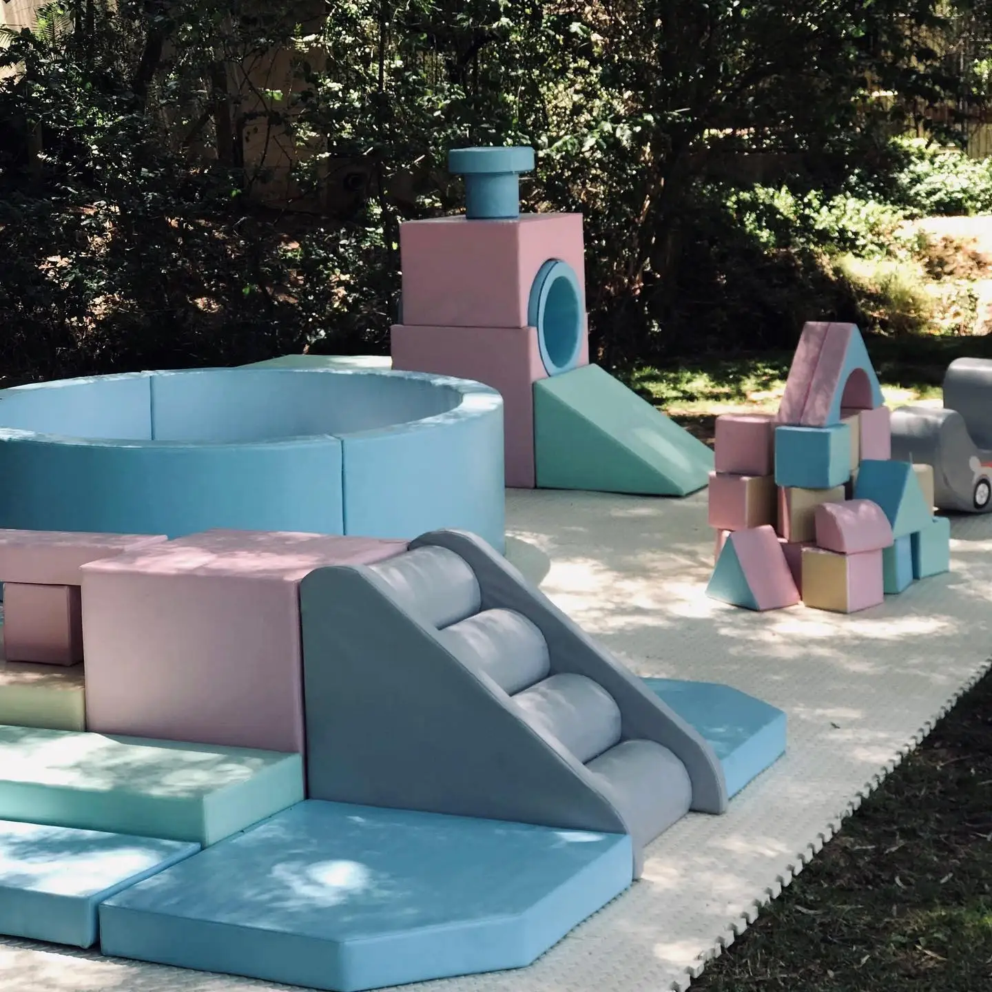 Bettaplay White Set Indoor Kids Toddler Soft Play Equipment For Rental