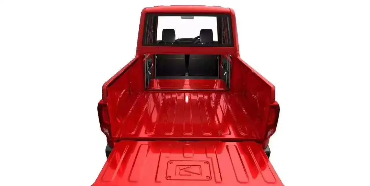 72 в 4 кВт 4-дверный двухрядный электрический автомобиль мини-грузовик пикап пассажирский Электрический автомобиль