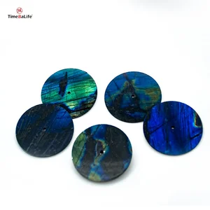 Labradorite Watch Dial Custom Natural Gemstone Watch Dial Unique Stone Parts for Luxury Watch Brand ODM Available