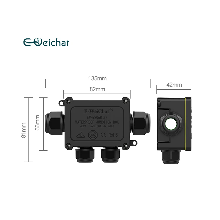 Outdoor Power Light Box IP68 Underground Cable Line Power Connector Box Terminal Block Waterproof Junction Box