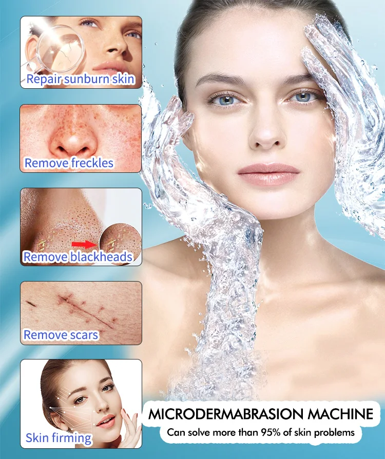 Latest Hydro Dermabrasion Facial Machine Spa System Aqua Peel Fractional RF EMS Ultrasonic Skin Scrubber Photon Therapy 11 In 1