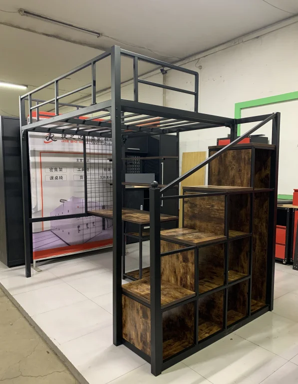 Jzd Adult Student Metal Bed Frame Adult Loft Bed School Home Hotel Hostel Use Bunk Bed Buy