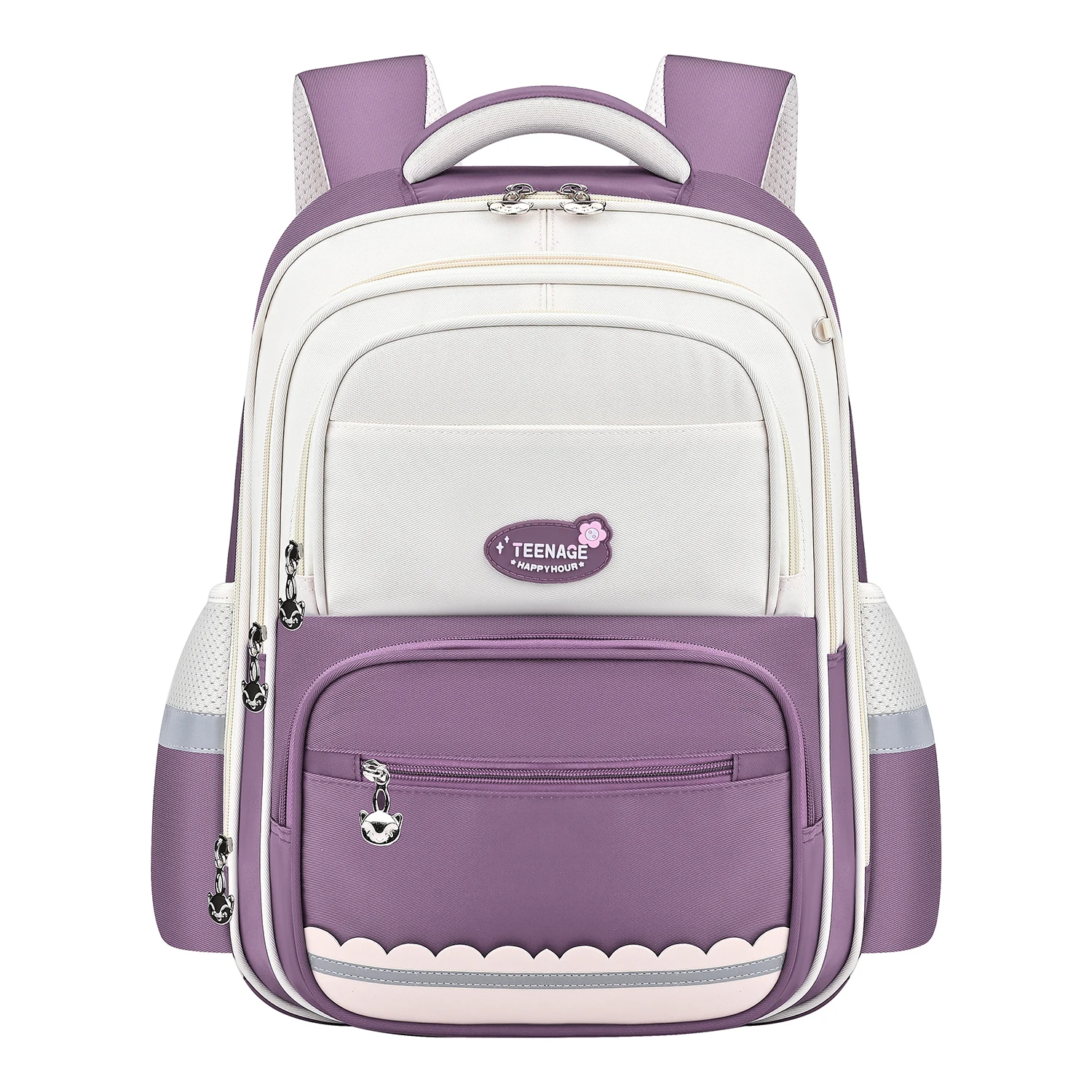 2026 New Fashion Simple Student Schoolbag 1-6 Grade Reduce Load ridge Large Capacity Carrying Backpack