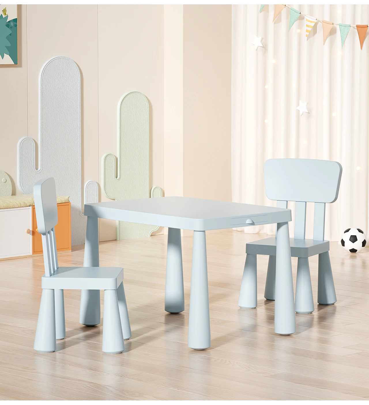 Professional Manufacture Cheap Child Study Chair Table Set Plastic Table and Chairs Sets