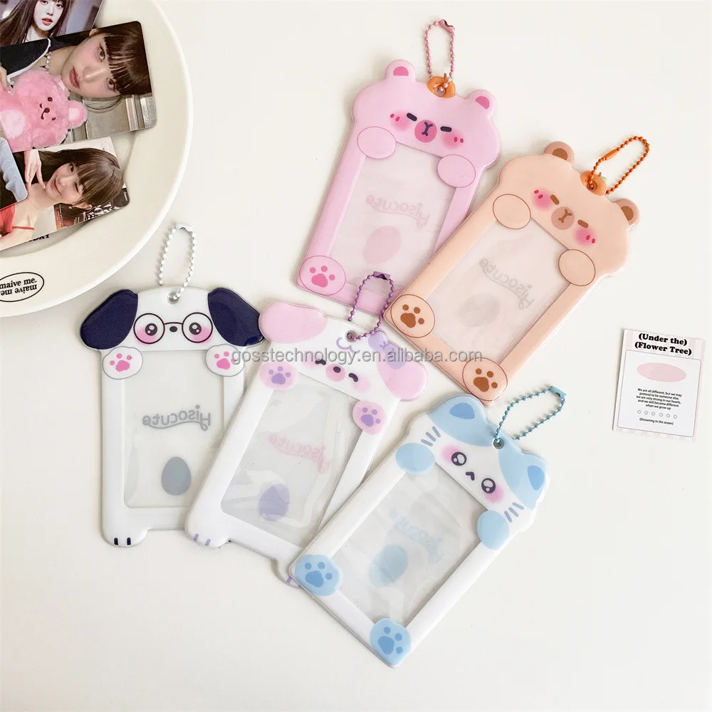 Cute Anime Kpop Binder Sleeves Photocard Holder Keychains Instax Mini Photo  Album for Photographs Korea Idol Card Protectors PVC| Alibaba.com