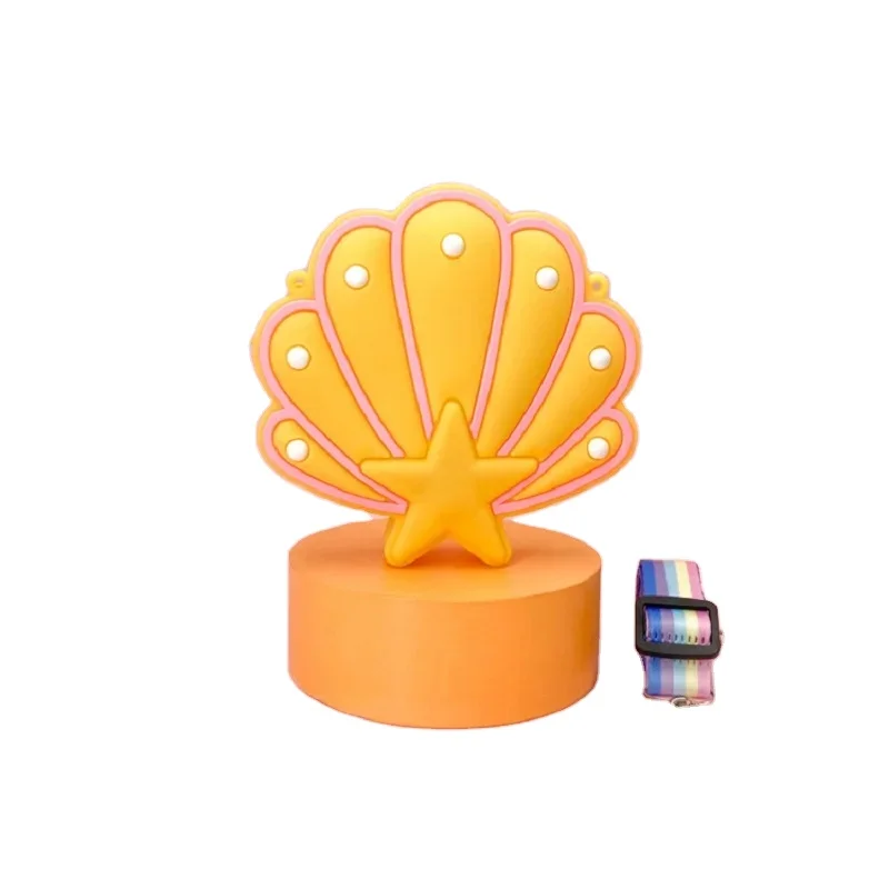 Ghiozdan cu bandă pe umăr din silicon cu desene animate drăguțe, personalizat, tip poșetă, OEM, stil Japonia, frumos, pentru copii, cu fermoar, ghiozdan cu bandă pe umăr pentru copii