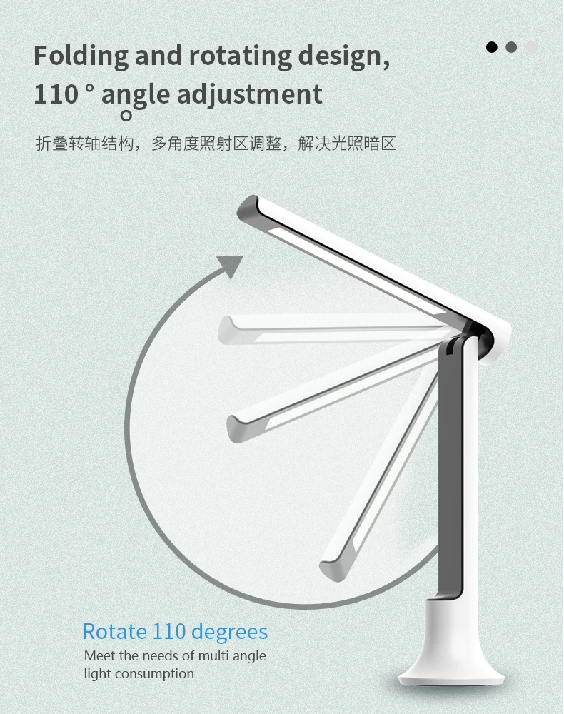 New Design Modern Children Reading LED Desk Lamp In Study USB Rechargeable Table Lamp