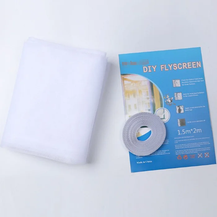 Portable Diy Mosquito Nets with Self Adhesive velcro Diy Insect Screen Fly Screen Diy Moskito Net for windows