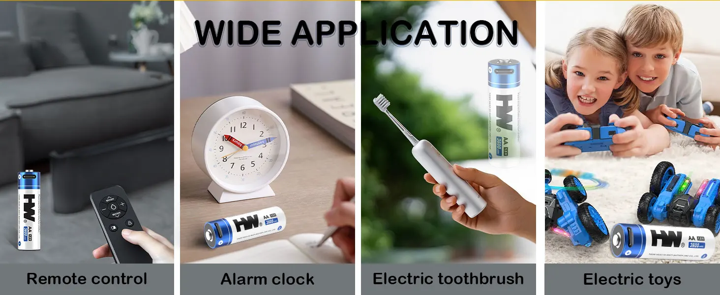 4in1 type c rechargeable aa 14500 li ion battery pack 15v 3600mwh-2