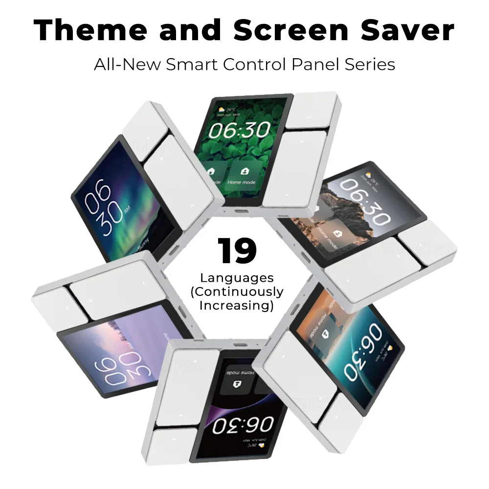 SIXWGH Mini Smart Control Panel PC 220V Max Voltage 16A Max Current with Smart Life App for International EU UK WiFi Network