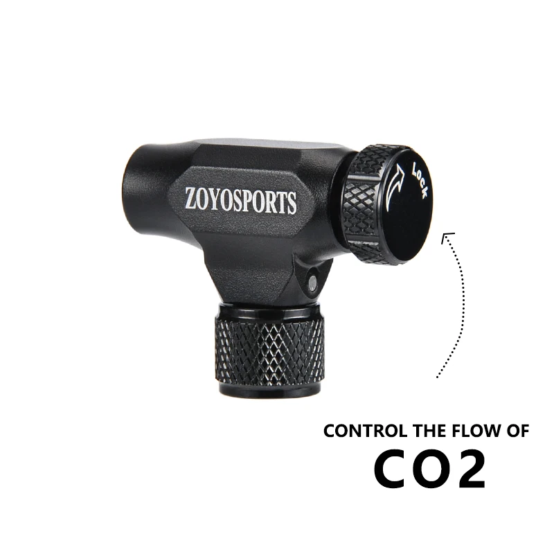 Gonfleur CO2 Vélo - Mini Pompe à Cartouche - Compatible Presta Et Schrader - Portable 30g