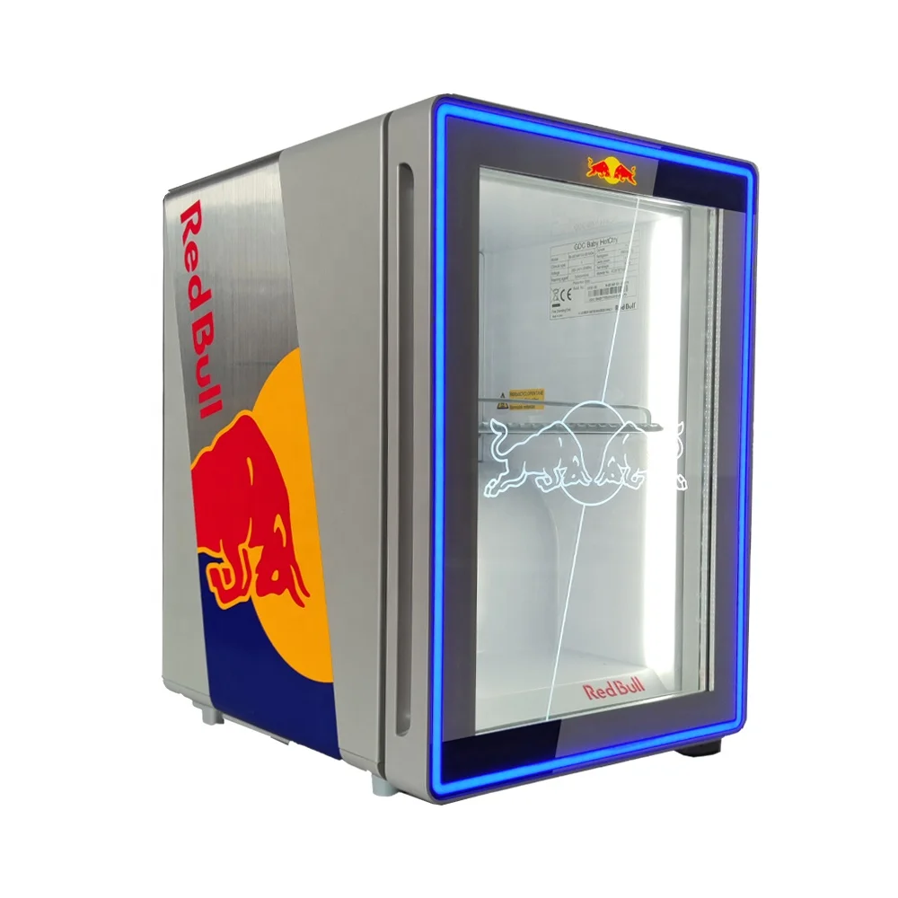 冷蔵庫・冷凍庫 Red Bull Mini Fridge Cooler For Drinks Red Bull Baby Cooler/Mini Fridge - Bar/Counter- TESTED