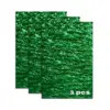 3 plaques d'acrylique coulé vert nacré