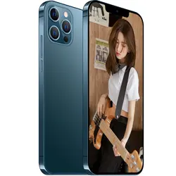 I12 pro Max смартфон экран 6 7 дюймов 8 ГБ + 256 Android система 16 Мп 32 МП 6800