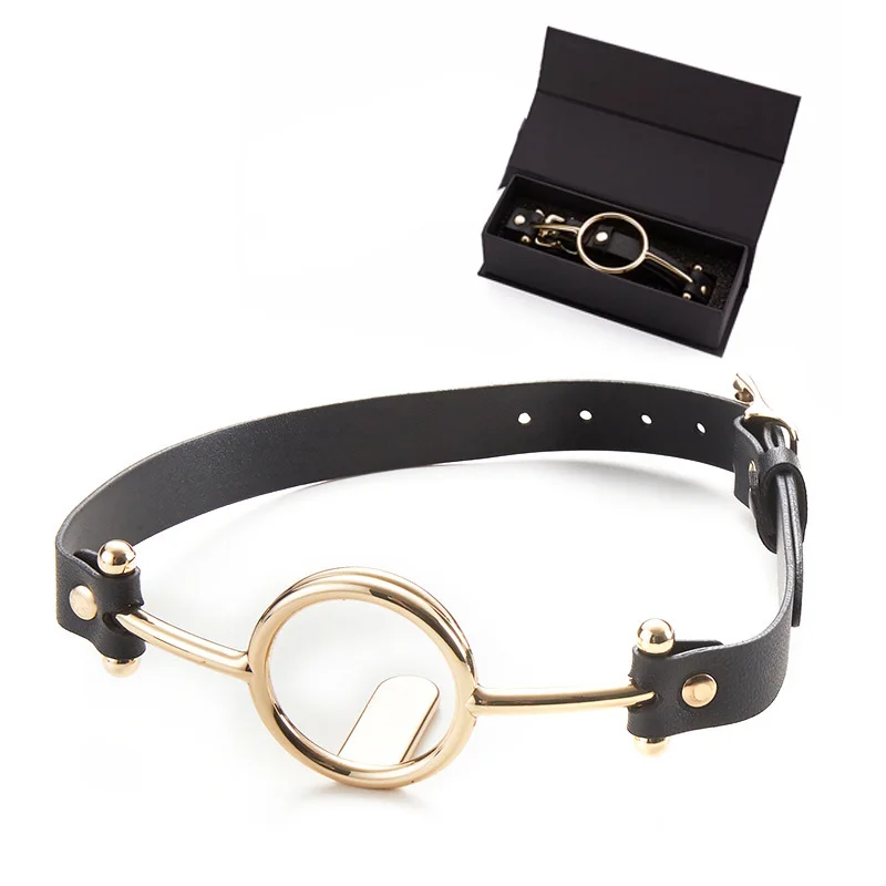 Spider Ring Gag - Erotic Sex Toy with Adjustable Leather Belt Spider Ring Gag - Erotic Sex Toy with Adjustable Leather Belt