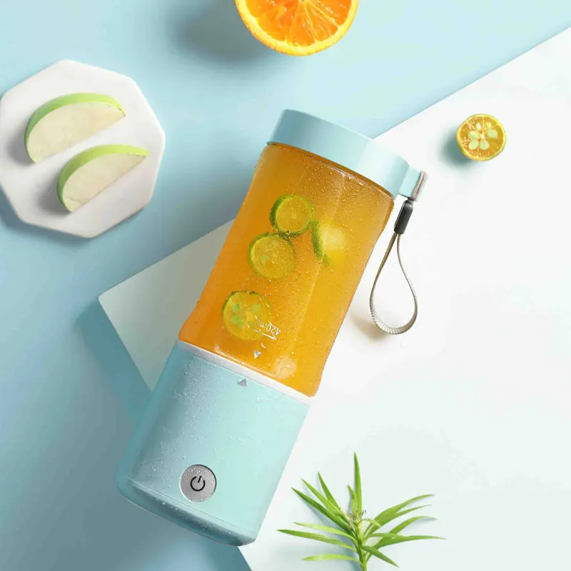 Личная обувь маленьких размеров; Смузи, принимающих 2 лезвия 4 лезвия Сменные кассеты-6 шт. USB аккумуляторная батарея портативный мини-блендер Соковыжималка Блендер