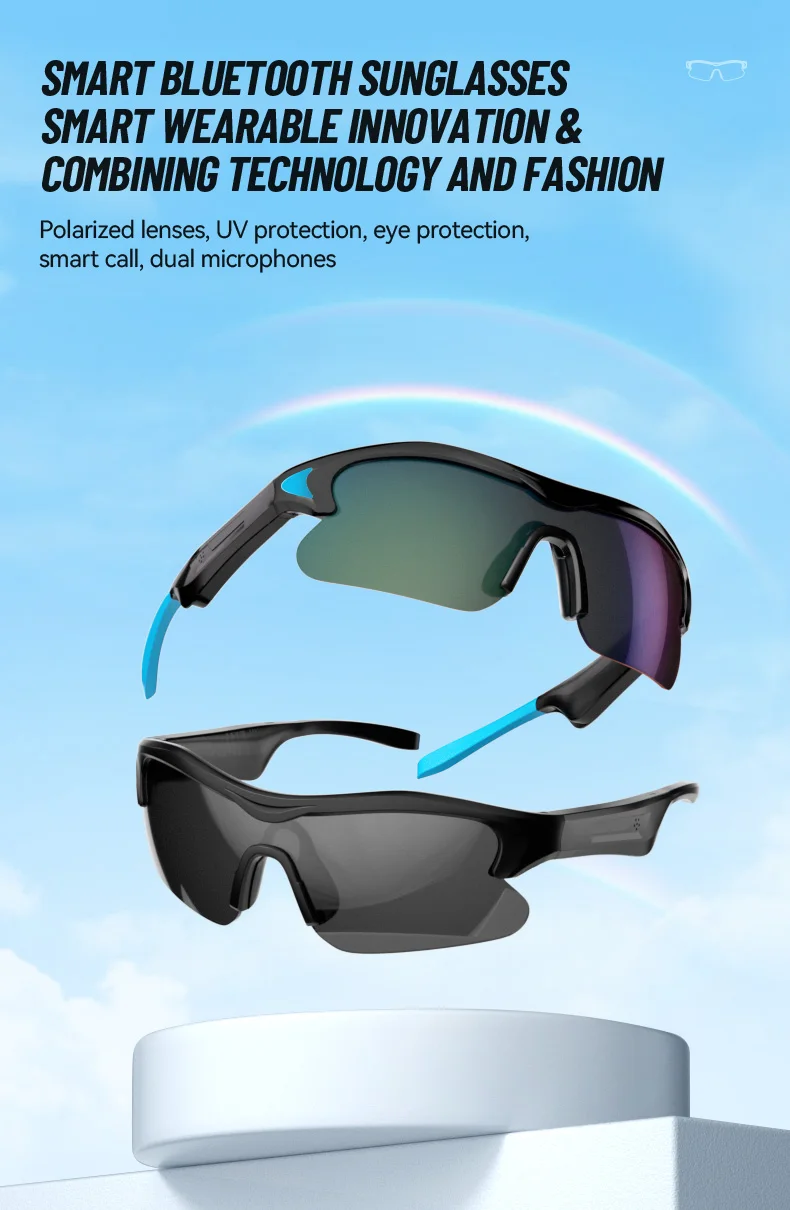 Welcome OEM Order, Factory Whole Selling A8 Smart Glasses Bt Calling Music Polarized Sunglasses Uv Protection Hands-free Eyeglasses For Sport Outdoor Cycling - Buy Smart Glasses Audio Smart Glasses polarized Sunglasses