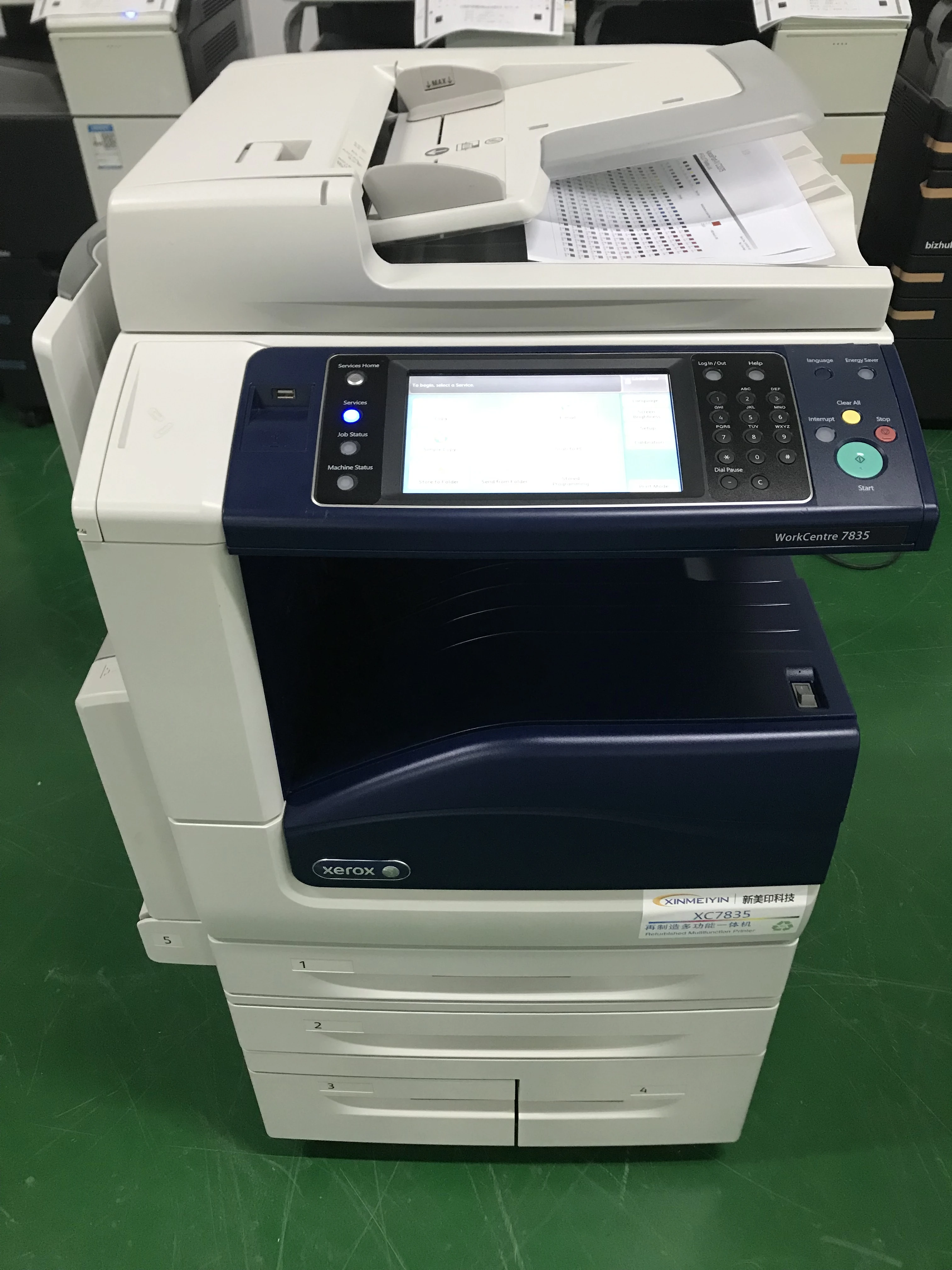 X E R O X Machine Used Mfp Laser Color Printer A3 Printer for Xerox C7835  7855 7845 Refurbished Copier