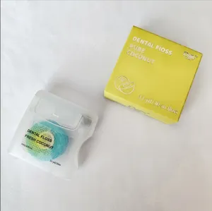Daily Care New Dental Floss Supply JSC022 30M Polyester Blue Floss Coconut Oil Flavor Floss