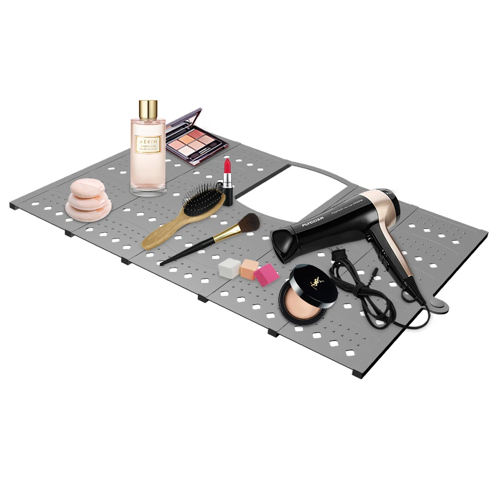 Silicone Makeup Mat, Foldable Sink Cover, Silicone Makeup Desktop Cleaning  Mat, Bathroom Sink Drain Beauty Mat, Multifunctional Foldable Item Mat -  Temu Denmark