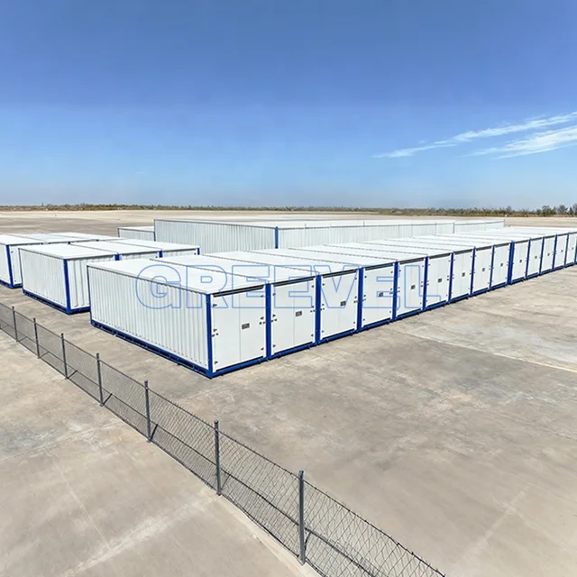 Greevel 8'x16' 8'x20' Relocatable Self Storage Units Metal Foldable Portable Storage Container Self-storage Facility