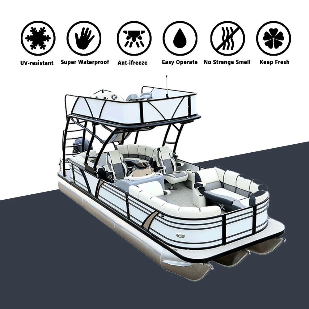 Deck boats, the mullet of boatingparty on the top, business