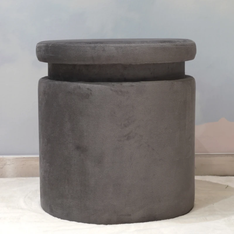 Customized Furniture Wholesale Family House Velvet Stool Indoor Lounge Modern Ottoman