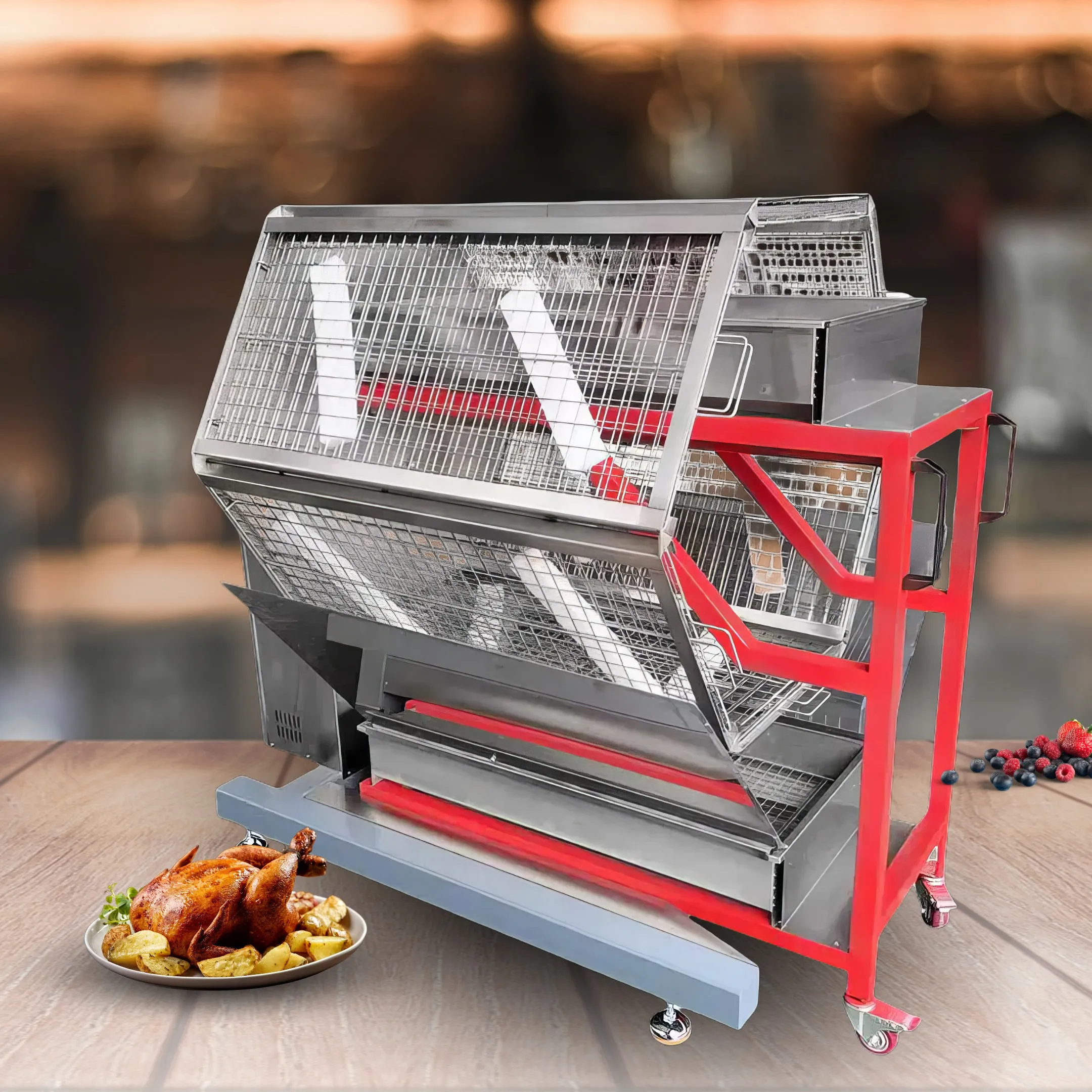 Special Price Salamander Consistent Output Turkish Bbq Charcoal Oven Machine Pain Naan Kebab Auto Grill