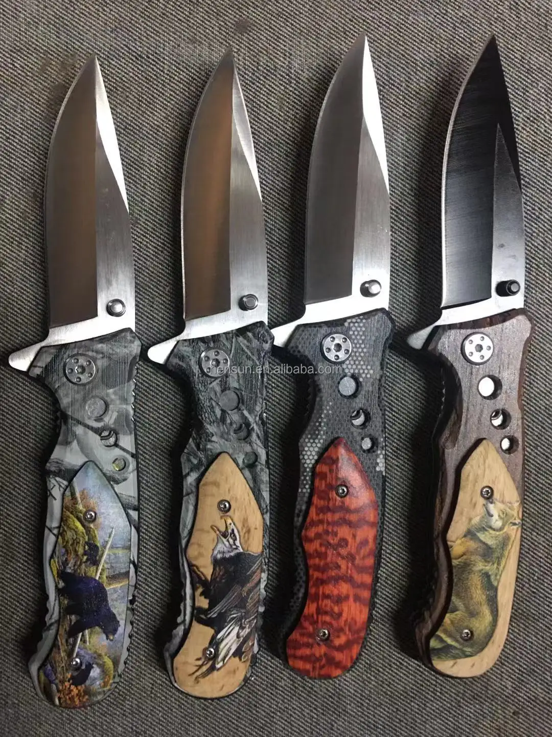 Knife Best Tactical Survival Knives 3.5 Inch Blade Brass Ebony Pakka