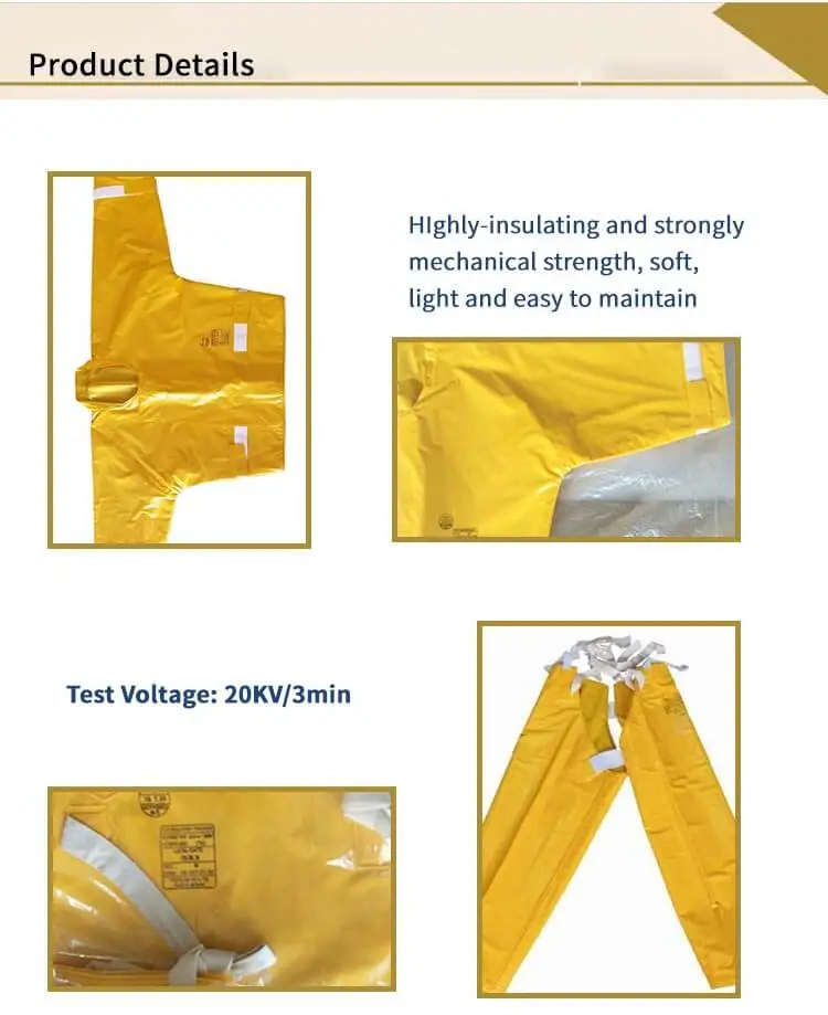 Electrostatic Clothes Electrical Insulation Suit Electrical Shock Proof