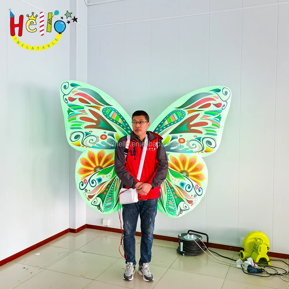 Stilts Performance Inflatable Butterfly Wing Costume with