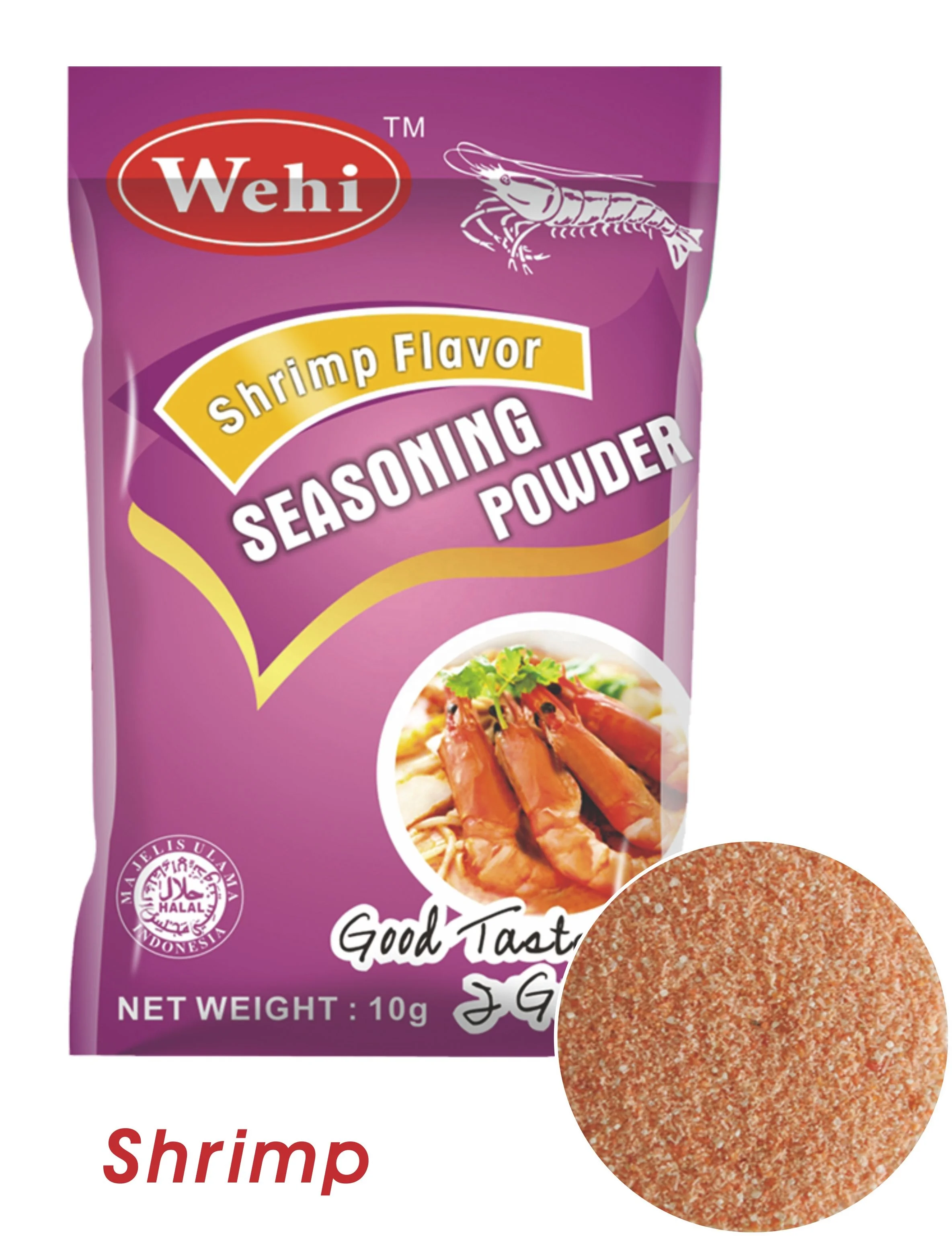 pieces condiments small packaging bags seafood seasoning powder