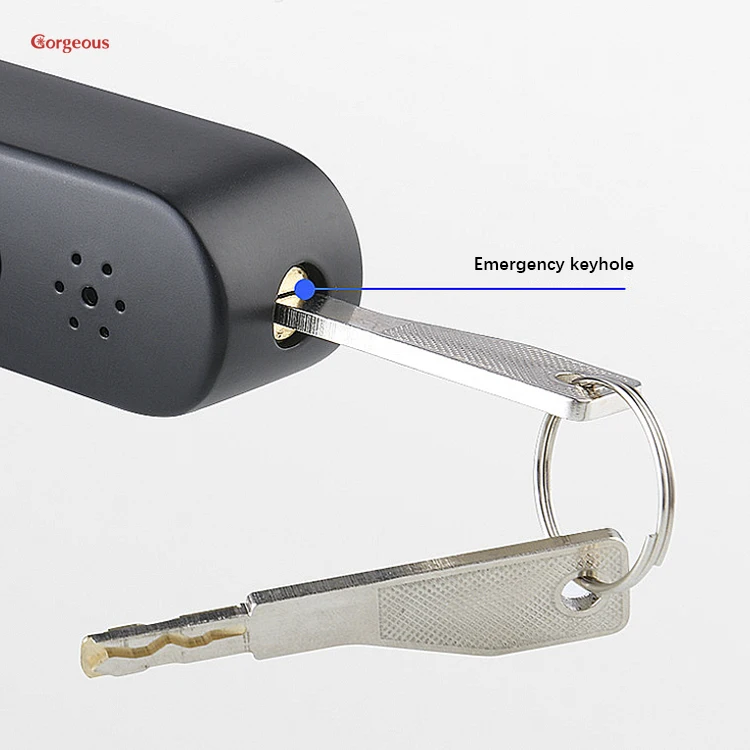 Digital Intelligent Biometric Password Code Fingerprint Keyless Smart Door Handle Lock for Aluminum Glass Door