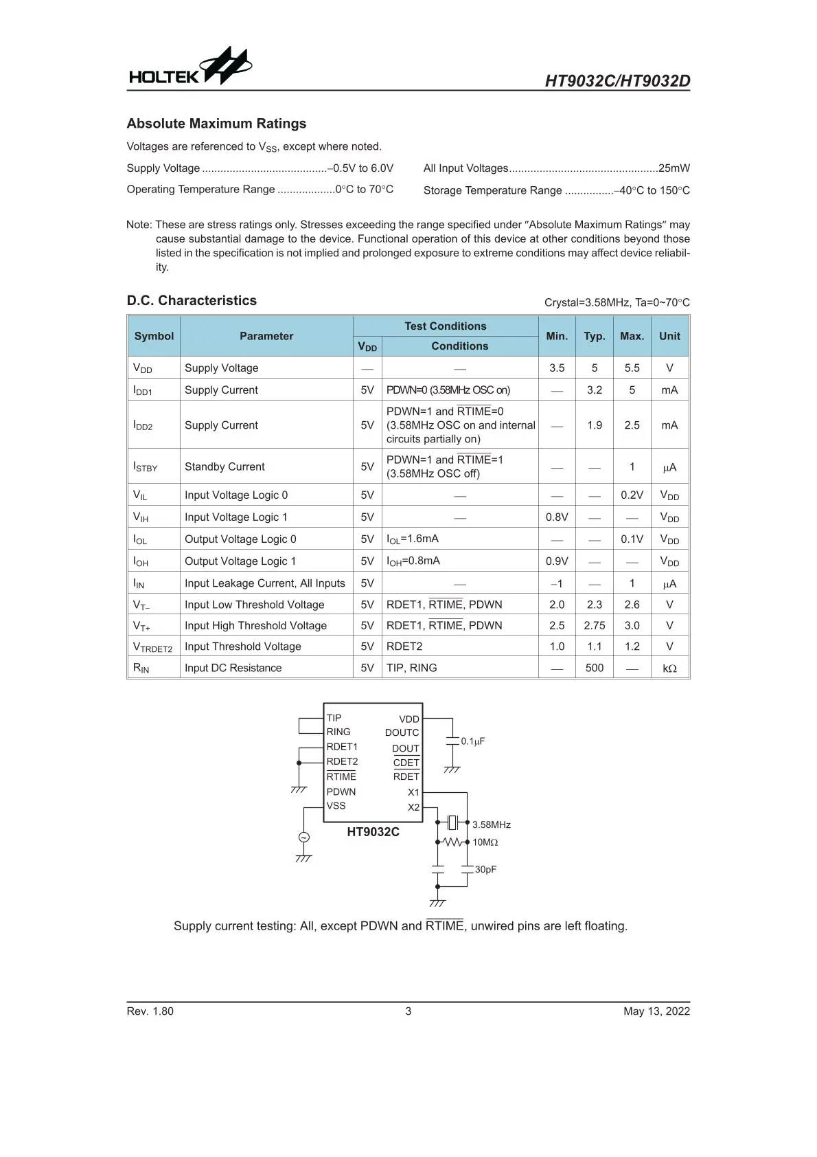 You can contact me for the best price Original HT9032D IC Telecommunication Circuit Telephone Circuit Hot sale Original