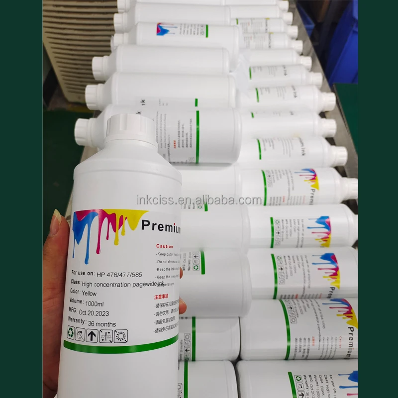 High Concentration Water Based Dye and Pigment Ink for HP FI-1000 451 452 Head One Pass Printer Paper Cup Bag Carton Printing