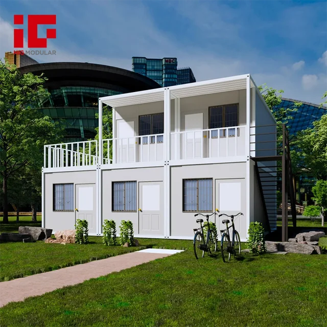 Staff Accommodation Dormitory Building Home Storage That Fit 320 People Portable Office Detachable Container House for Rental